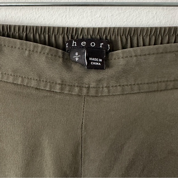 Theory Silk Green Pants Size S Style Termin - Picture 4 of 8